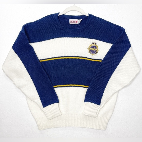 Cliff Engle Vintage 1984 Men’s University of Michigan Wolverines Sweater Large - Picture 1 of 5